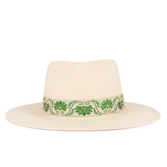NWT Lack of Color Ivy Beverly Sun Hat White & Ivory Large Retail Price $149.00 - Picture 14 of 14